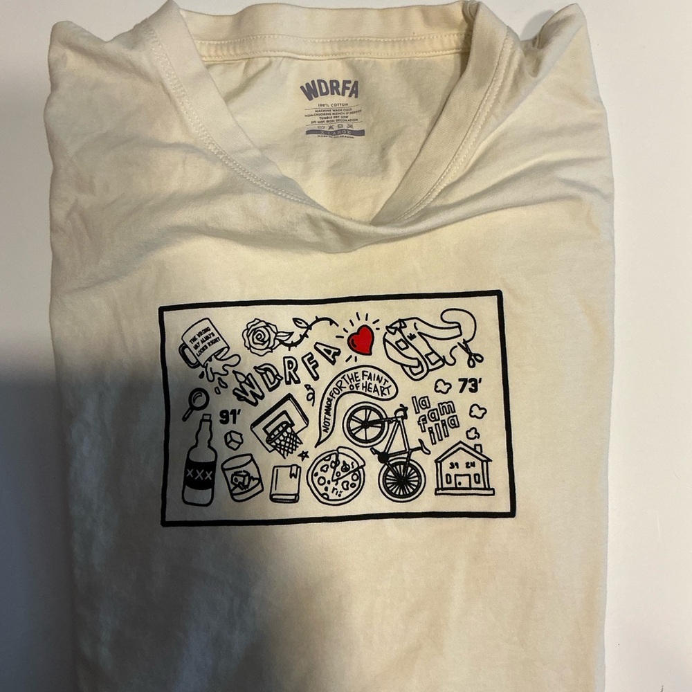 WDRFA Graphic T-Shirt in Cream